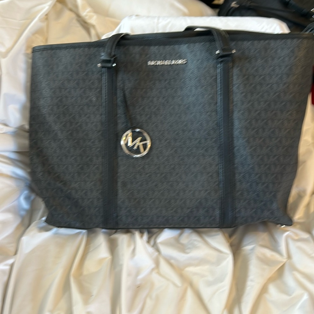 Michael Kors, black large tote